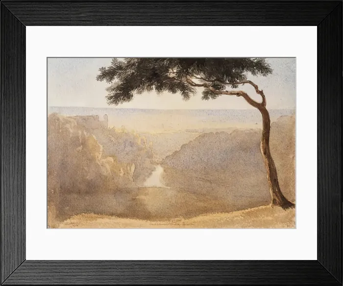 Framed Print : Maecenas Villa, Tivoli, 1824. Creator: James William Giles. Maecenas Villa, Tivoli, 1824. Creator: James William Giles Framed Print : Maecenas Villa, Tivoli, 1824. Creator: James William Giles. Maecenas Villa, Tivoli, 1824. Creator: James William Giles