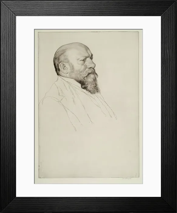 Framed Print : Hans Richter, c1912. Creator: William Strang