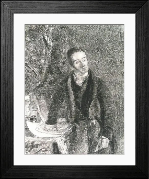 Framed Print : Francis Jaffrey, 1820. Creator: Andrew Geddes Framed Print : Francis Jaffrey, 1820. Creator: Andrew Geddes