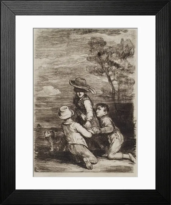 Framed Print : The Sedan Chair, c1815. Creator: David Wilkie Framed Print : The Sedan Chair, c1815. Creator: David Wilkie