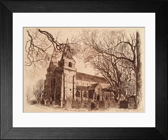 Framed Print : Old Machar Cathedral, c1900s. Creator: Unknown Framed Print : Old Machar Cathedral, c1900s. Creator: Unknown