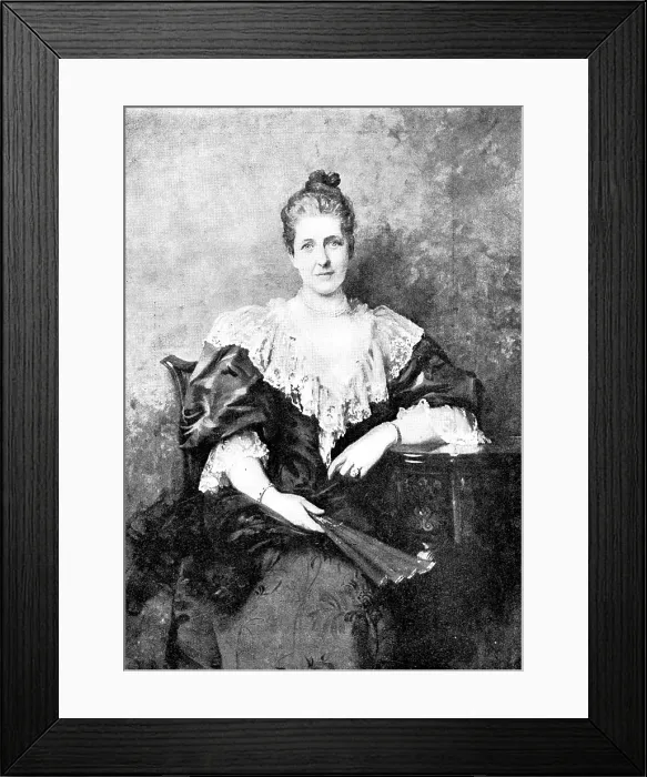 Framed Print : Pictures from the Royal Academy: Mrs. Johnson-Ferguson - Luke Fildes, R.A. 1895. Creator: George Meisenbach Framed Print : Pictures from the Royal Academy: Mrs. Johnson-Ferguson - Luke Fildes, R.A. 1895. Creator: George Meisenbach