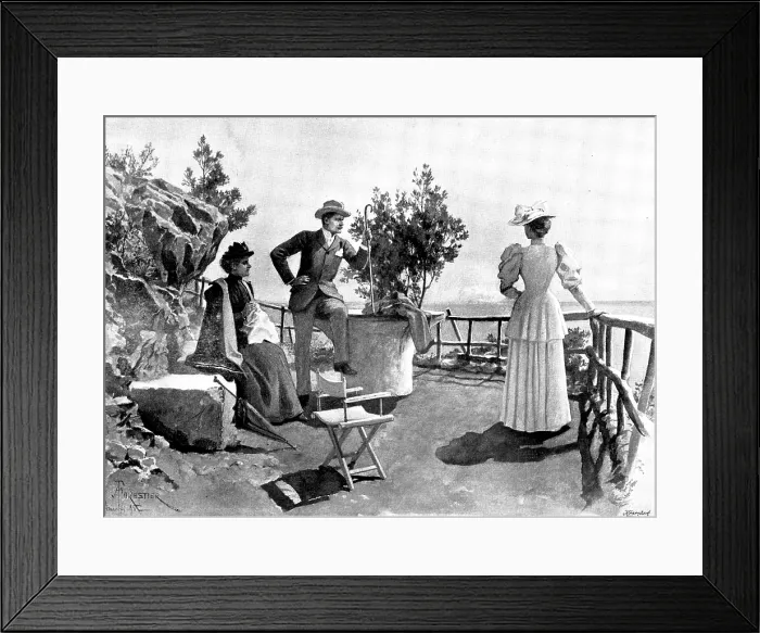 Framed Print : Adam Johnstone's Son: Meanwhile, he spent a great deal of his time with the Bowrings, 1895