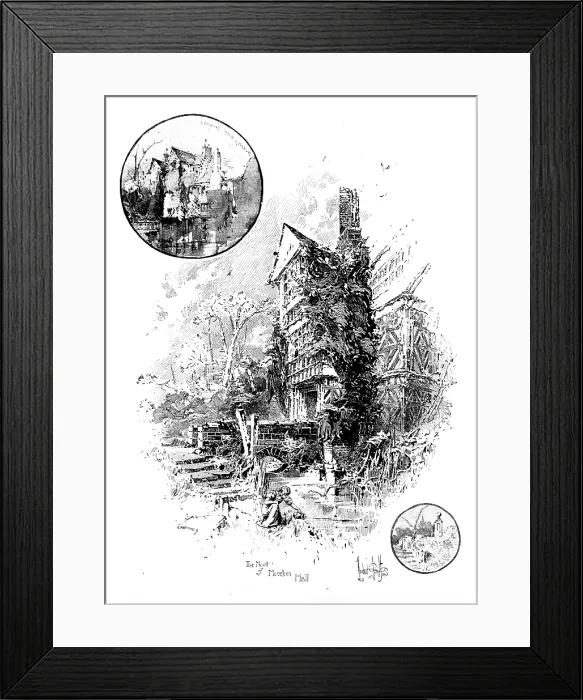 Framed Print : Moreton Hall, Cheshire, 1895. Creator: Carl Hentschel Framed Print : Moreton Hall, Cheshire, 1895. Creator: Carl Hentschel