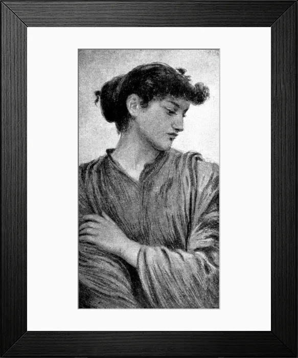 Framed Print : Pictures from the New Gallery: Triste - Walter McLaren, 1895. Creator: Unknown Framed Print : Pictures from the New Gallery: Triste - Walter McLaren, 1895. Creator: Unknown