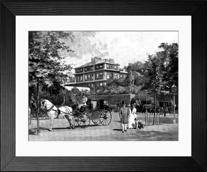 Framed Print : The London Season: Marlborough House, 1895. Creator: P Naumann Framed Print : The London Season: Marlborough House, 1895. Creator: P Naumann