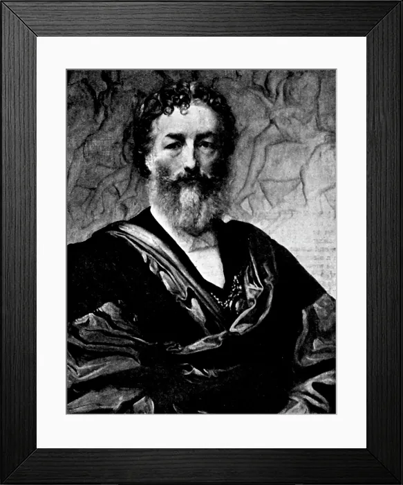 Framed Print : Our Leading Academicians, painted by themselves: Sir Frederick Leighton, Bart. P.R.A. 1895. Creator: Unknown