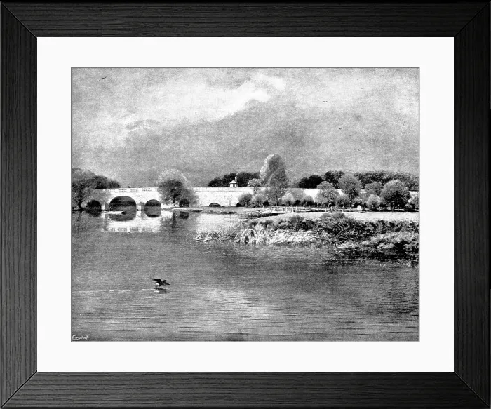 Framed Print : Pictures from the Royal Academy: November Sunshine - G. D. Leslie, R.A. 1895. Creator: George Meisenbach Framed Print : Pictures from the Royal Academy: November Sunshine - G. D. Leslie, R.A. 1895. Creator: George Meisenbach