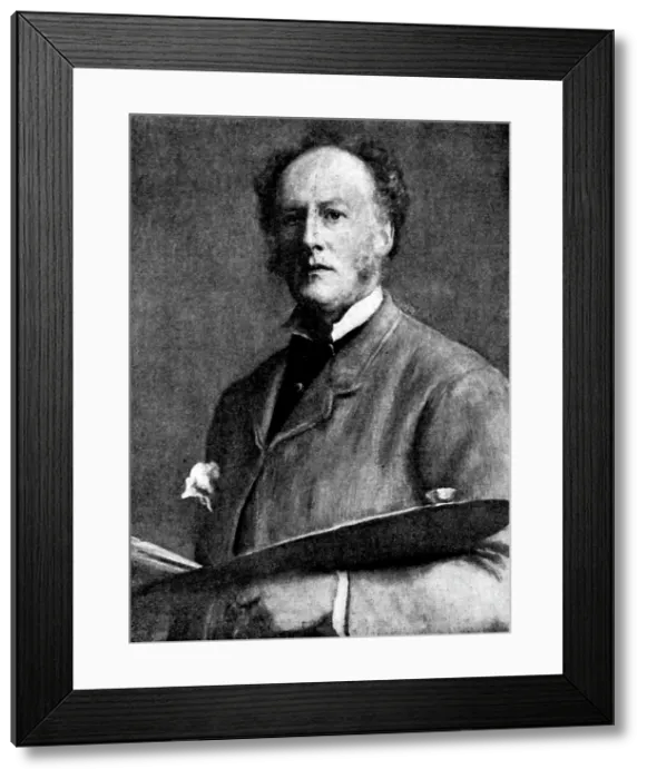 Framed Print : Our Leading Academicians, painted by themselves: Sir John Everett Millais, Bart. R.A. 1895. Creator: Unknown Framed Print : Our Leading Academicians, painted by themselves: Sir John Everett Millais, Bart. R.A. 1895. Creator: Unknown