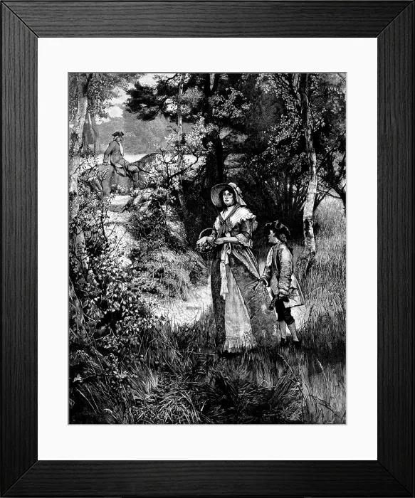 Framed Print : The Squire - by Edgar Bundy, 1895. Creator: P Naumann Framed Print : The Squire - by Edgar Bundy, 1895. Creator: P Naumann