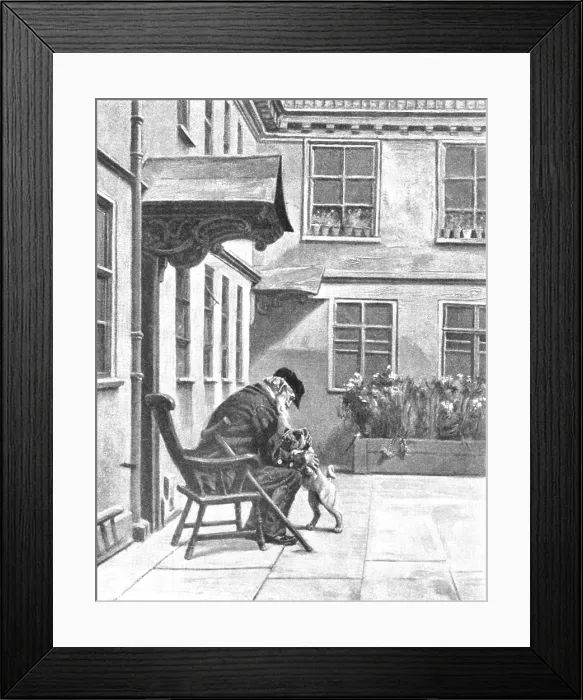 Framed Print : Pictures from the Royal Academy; The Mourners: Sailors Home, Bristol - E. Crowe, R.A. 1895 Framed Print : Pictures from the Royal Academy; The Mourners: Sailors Home, Bristol - E. Crowe, R.A. 1895