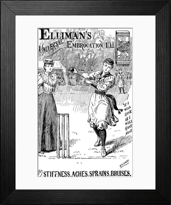 Framed Print : Advertisement for Elliman's Universal Embrocation, 1895. Creator: Joseph Swain. Advertisement for Elliman's Universal Embrocation, 1895. Creator: Joseph Swain Framed Print : Advertisement for Elliman's Universal Embrocation, 1895. Creator: Joseph Swain. Advertisement for Elliman's Universal Embrocation, 1895. Creator: Joseph Swain