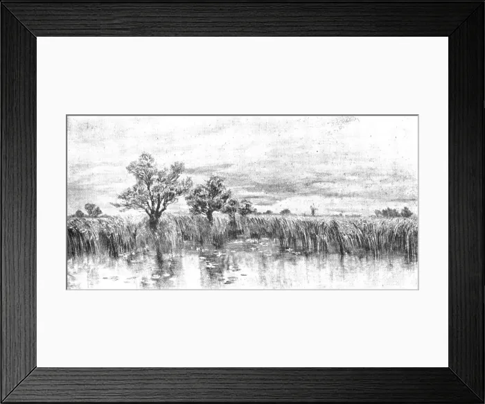 Framed Print : Pictures from the Royal Academy: Probably some Rain - J. Brett, A.R.A. 1895. Creator: George Meisenbach Framed Print : Pictures from the Royal Academy: Probably some Rain - J. Brett, A.R.A. 1895. Creator: George Meisenbach
