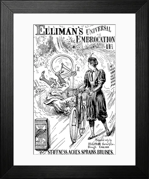Framed Print : Advertisement for Elliman's Universal Embrocation, 1895. Creator: Joseph Swain. Advertisement for Elliman's Universal Embrocation, 1895. Creator: Joseph Swain Framed Print : Advertisement for Elliman's Universal Embrocation, 1895. Creator: Joseph Swain. Advertisement for Elliman's Universal Embrocation, 1895. Creator: Joseph Swain