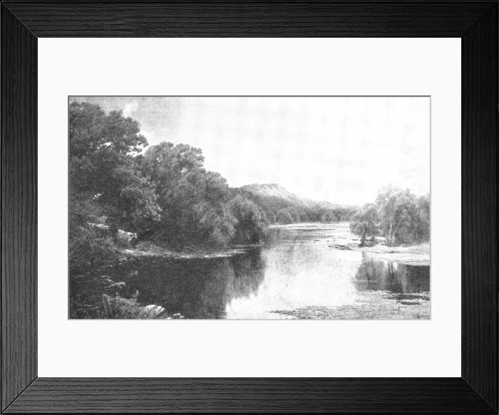 Framed Print : Pictures from the Royal Academy: The Golden Vale - J. C. Adams, 1895. Creator: George Meisenbach Framed Print : Pictures from the Royal Academy: The Golden Vale - J. C. Adams, 1895. Creator: George Meisenbach