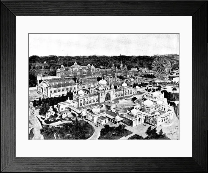Framed Print : The Empire of India Exhibition, at Earl's Court, Kensington, 1895. Creator: P Naumann. The Empire of India Exhibition, at Earl's Court, Kensington, 1895. Creator: P Naumann Framed Print : The Empire of India Exhibition, at Earl's Court, Kensington, 1895. Creator: P Naumann. The Empire of India Exhibition, at Earl's Court, Kensington, 1895. Creator: P Naumann