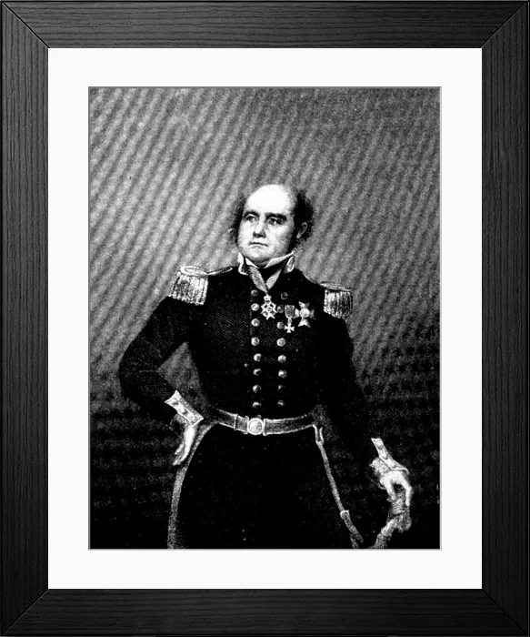 Framed Print : The Franklin Celebration: Sir John Franklin, 1895. Creator: Carl Hentschel Framed Print : The Franklin Celebration: Sir John Franklin, 1895. Creator: Carl Hentschel
