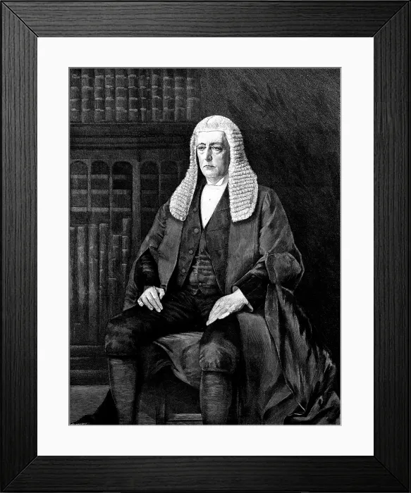 Framed Print : The Right Hon. William Court Gully, Speaker of the House of Commons, 1895. Creator: P Naumann Framed Print : The Right Hon. William Court Gully, Speaker of the House of Commons, 1895. Creator: P Naumann