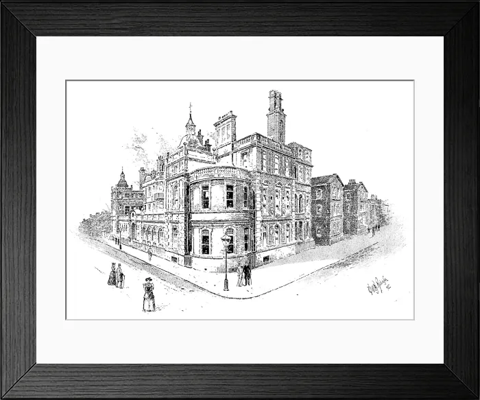 Framed Print : The Duke and Duchess of York at Sheffield: the Public Hospital and Dispensary, 1895. Creator: Carl Hentschel Framed Print : The Duke and Duchess of York at Sheffield: the Public Hospital and Dispensary, 1895. Creator: Carl Hentschel
