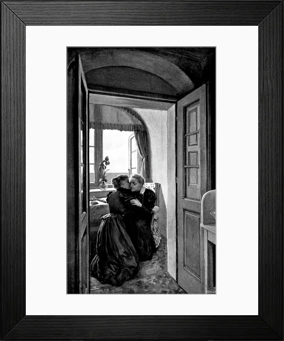 Framed Print : Adam Johnstone's Son: 'Mother, sweet! Of course I love you!', 1895 Framed Print : Adam Johnstone's Son: 'Mother, sweet! Of course I love you!', 1895