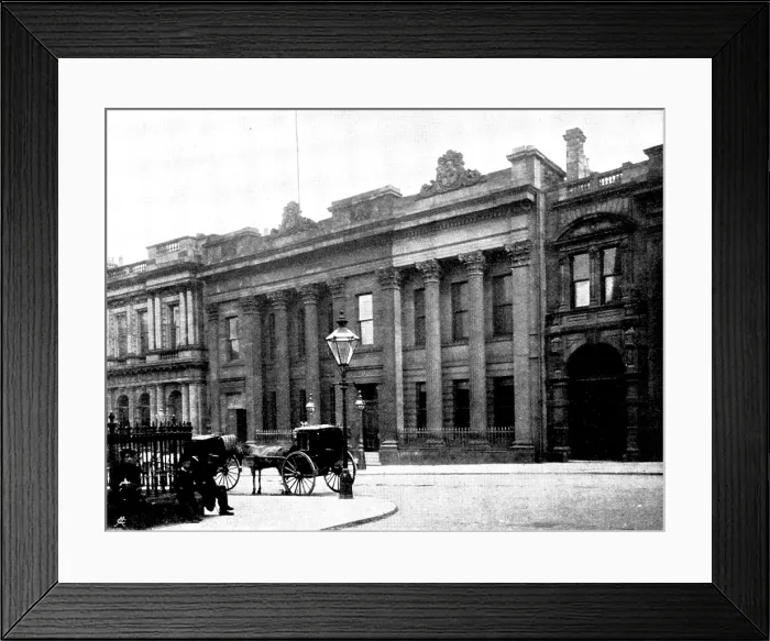 Framed Print : The Duke and Duchess of York at Sheffield: Cutlers Hall, 1895. Creator: Sheffield Photographic Company. The Duke and Duchess of York at Sheffield: Cutlers Hall, 1895 Framed Print : The Duke and Duchess of York at Sheffield: Cutlers Hall, 1895. Creator: Sheffield Photographic Company. The Duke and Duchess of York at Sheffield: Cutlers Hall, 1895