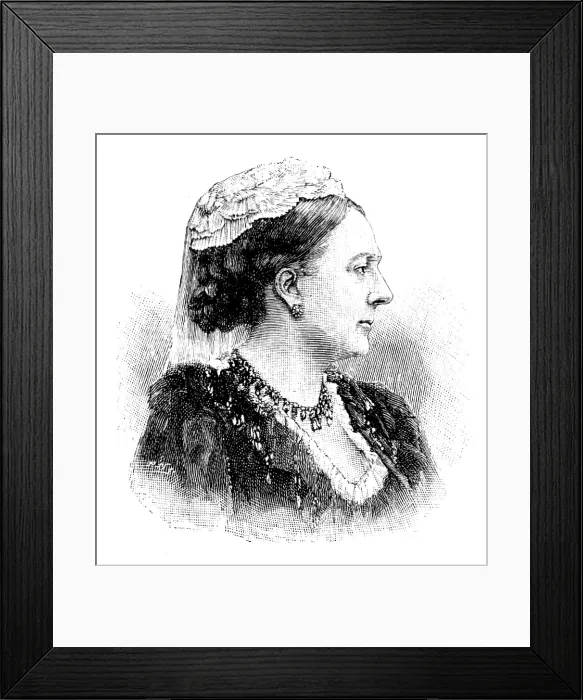 Framed Print : The late Susanna, Dowager Duchess of Roxburghe, 1895. Creator: P Naumann Framed Print : The late Susanna, Dowager Duchess of Roxburghe, 1895. Creator: P Naumann