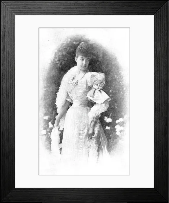 Framed Print : The Duc d'Aosta's Marriage with Princess Helene of Orleans: [the] Duchesse d'Aosta, 1895