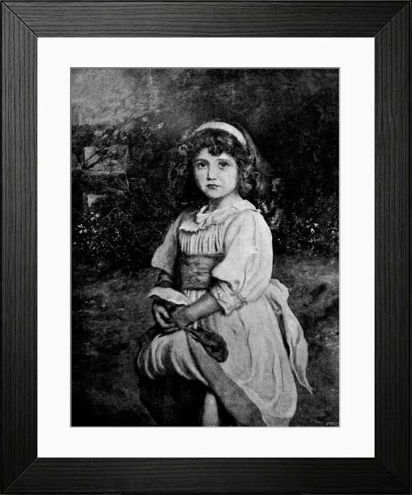 Framed Print : Beautiful Children at the Grafton Gallery: Orphans - Sir John E. Millais, R.A. 1895. Creator: Andre & Sleigh Framed Print : Beautiful Children at the Grafton Gallery: Orphans - Sir John E. Millais, R.A. 1895. Creator: Andre & Sleigh