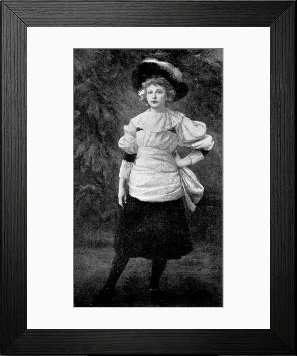 Framed Print : Beautiful Children at the Grafton Gallery: Kate Serjeantson at Thirteen - Phil R. Morris, 1895. Creator: George Meisenbach Framed Print : Beautiful Children at the Grafton Gallery: Kate Serjeantson at Thirteen - Phil R. Morris, 1895. Creator: George Meisenbach