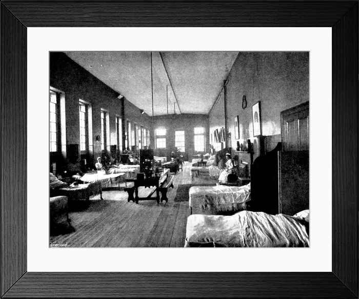 Framed Print : St. Mary's Hospital, Paddington: in a ward, 1895. Creator: Russell & Sons. St. Mary's Hospital, Paddington: in a ward, 1895. Creator: Russell & Sons Framed Print : St. Mary's Hospital, Paddington: in a ward, 1895. Creator: Russell & Sons. St. Mary's Hospital, Paddington: in a ward, 1895. Creator: Russell & Sons