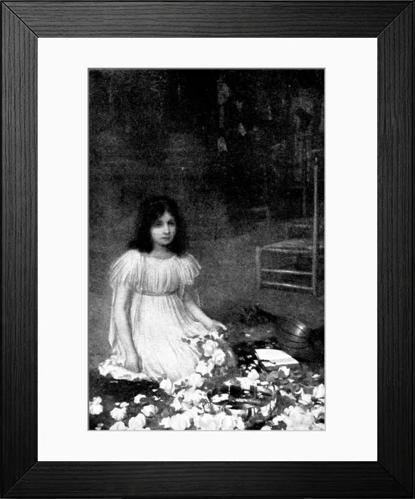 Framed Print : Beautiful Children at the Grafton Gallery: Mignon - W. R. Symonds, 1895. Creator: George Meisenbach Framed Print : Beautiful Children at the Grafton Gallery: Mignon - W. R. Symonds, 1895. Creator: George Meisenbach