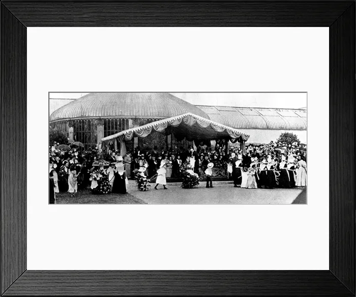 Framed Print : Children's Floral Fete, Royal Botanical Society's Gardens, Regent's Park: the Royal Party... 1895 Framed Print : Children's Floral Fete, Royal Botanical Society's Gardens, Regent's Park: the Royal Party... 1895