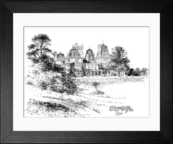 Framed Print : St. Leonard's Hill, Clewer, 1895. Creator: Carl Hentschel. St. Leonard's Hill, Clewer, 1895. Creator: Carl Hentschel Framed Print : St. Leonard's Hill, Clewer, 1895. Creator: Carl Hentschel. St. Leonard's Hill, Clewer, 1895. Creator: Carl Hentschel