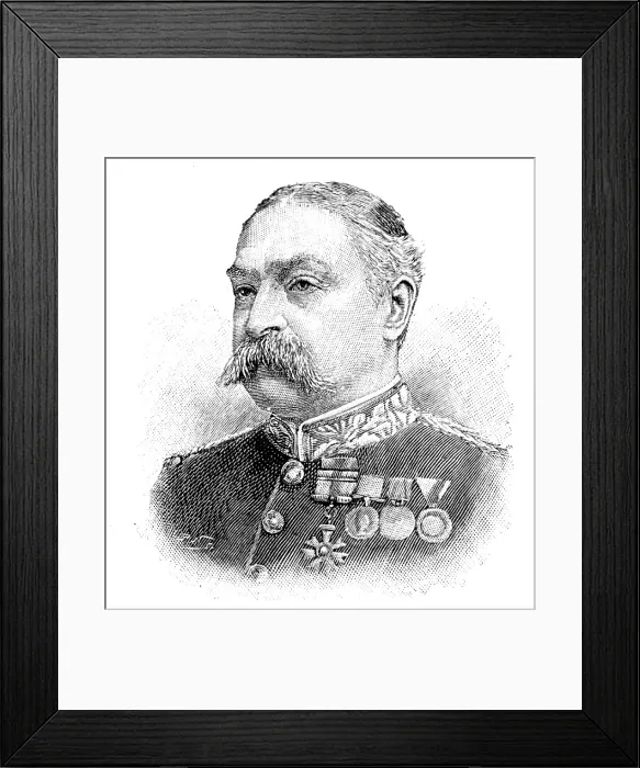 Framed Print : The late Lieut.-General Sir C. C. Fraser, V.C. 1895. Creator: P Naumann Framed Print : The late Lieut.-General Sir C. C. Fraser, V.C. 1895. Creator: P Naumann