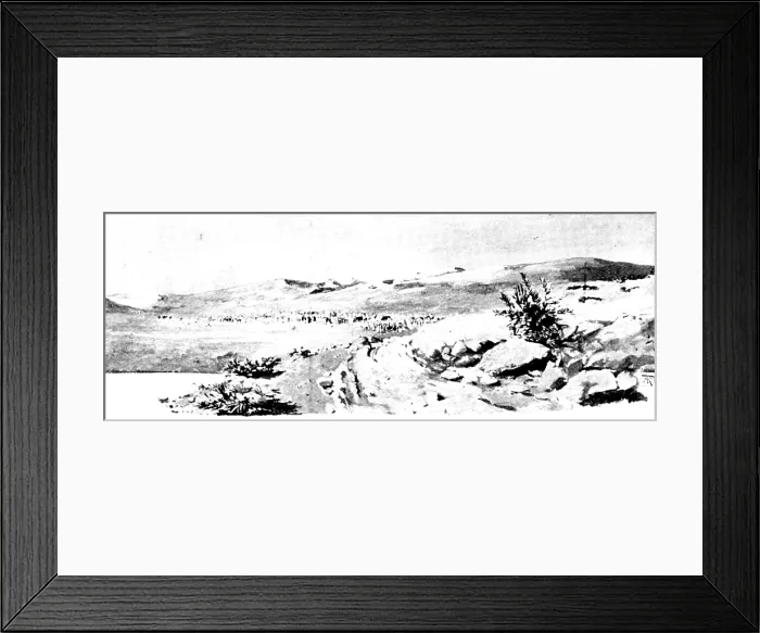 Framed Print : A Visit to Tafilet: from Saffi to Morocco City: a sok in the distance, 1895. Creator: Unknown Framed Print : A Visit to Tafilet: from Saffi to Morocco City: a sok in the distance, 1895. Creator: Unknown