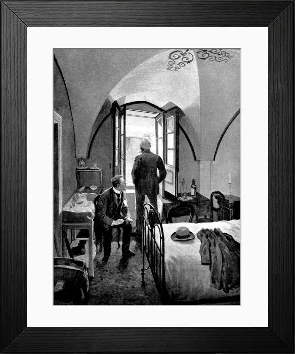 Framed Print : Adam Johnstone's Son: 'I say, Brook, ' he began, his back turned to his son... 1895 Framed Print : Adam Johnstone's Son: 'I say, Brook, ' he began, his back turned to his son... 1895