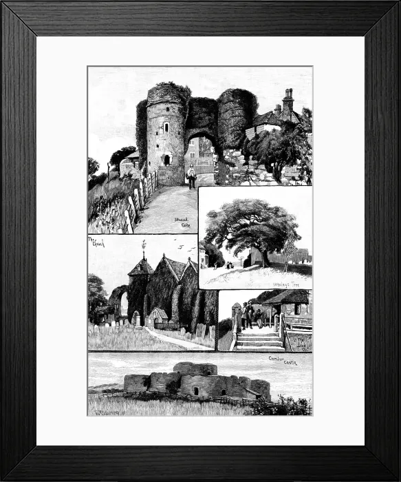 Framed Print : Rambling Sketches: Winchelsea, 1895. Creator: Unknown Framed Print : Rambling Sketches: Winchelsea, 1895. Creator: Unknown