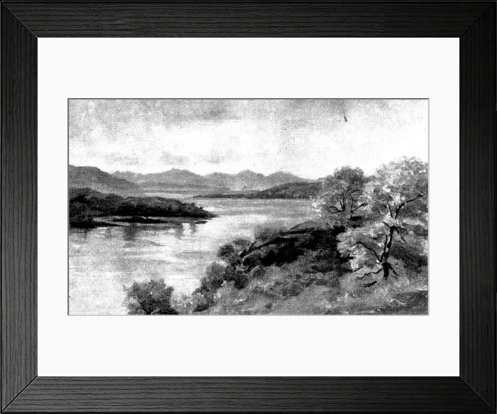 Framed Print : Pictures from the Royal Academy: The Hills of Skye, from Loch Duich - Colin Hunter, A.R.A. 1898. Creator: Unknown Framed Print : Pictures from the Royal Academy: The Hills of Skye, from Loch Duich - Colin Hunter, A.R.A. 1898. Creator: Unknown