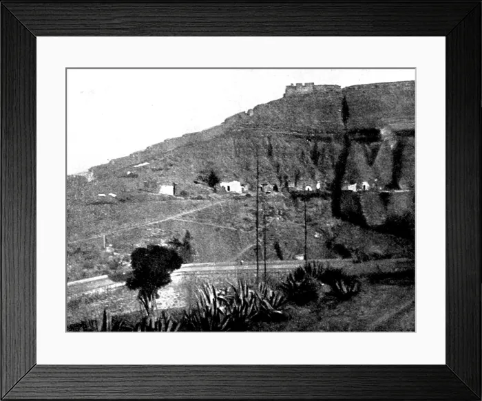 Framed Print : The Spanish-American Crisis: views of the Islands of Grand Canary and Teneriffe... 1898. Creator: Unknown Framed Print : The Spanish-American Crisis: views of the Islands of Grand Canary and Teneriffe... 1898. Creator: Unknown