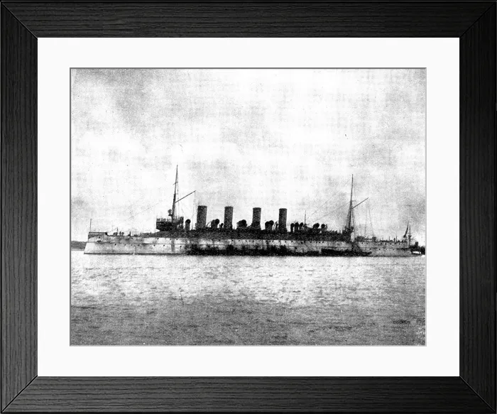 Framed Print : The Spanish-American War: US war-ships - Columbia, triple-screw cruiser, 1898. Creator: Symonds & Co Framed Print : The Spanish-American War: US war-ships - Columbia, triple-screw cruiser, 1898. Creator: Symonds & Co