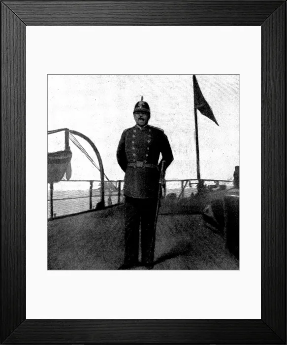 Framed Print : Spanish-American War: American naval...types - Capt. Goodrill, in charge of Marines... 1898. Creator: Unknown Framed Print : Spanish-American War: American naval...types - Capt. Goodrill, in charge of Marines... 1898. Creator: Unknown