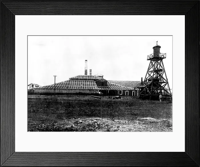 Framed Print : The Spanish-American War: sugar-factory near the town of Matanzas, 1898. Creator: Unknown Framed Print : The Spanish-American War: sugar-factory near the town of Matanzas, 1898. Creator: Unknown