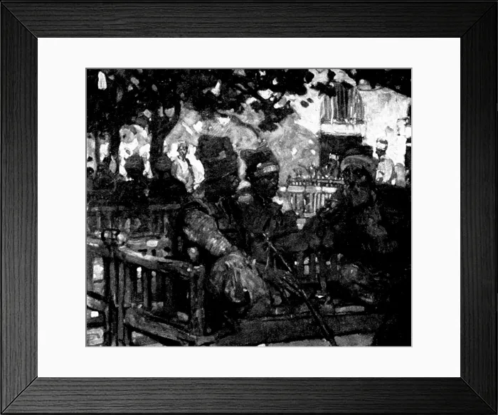 Framed Print : Pictures from the Royal Academy: The Story - Frank Brangwyn, 1898. Creator: Unknown Framed Print : Pictures from the Royal Academy: The Story - Frank Brangwyn, 1898. Creator: Unknown