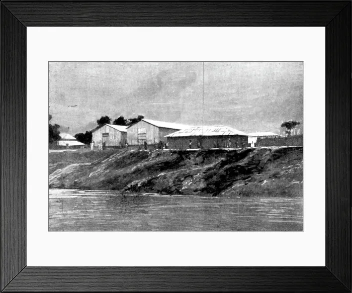 Framed Print : The French Aggressions in West Africa: scenes in the Royal Niger Company's Territory, 1898 Framed Print : The French Aggressions in West Africa: scenes in the Royal Niger Company's Territory, 1898