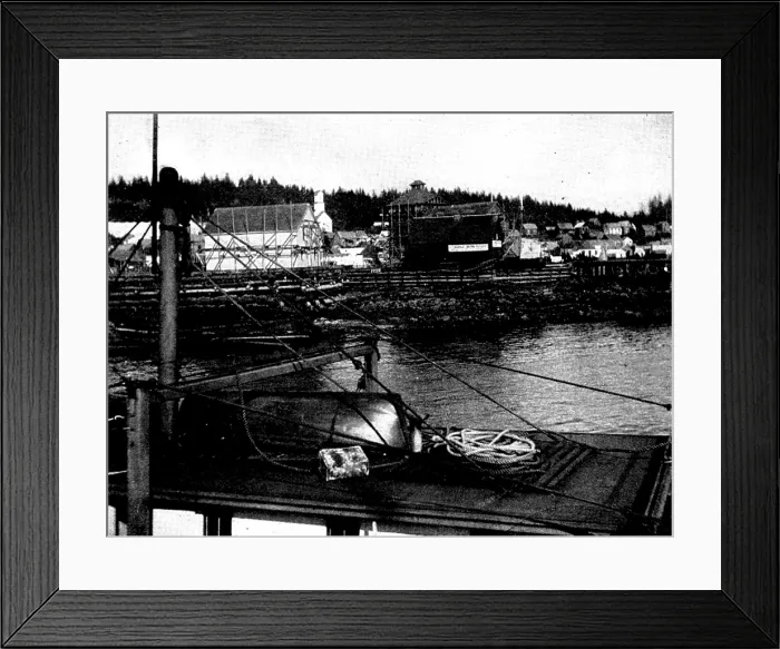 Framed Print : On the Way to Klondike: views of Wrangel, Alaska, and the Stikine-Teslin and Chilcoot Routes, 1898. Creator: Unknown Framed Print : On the Way to Klondike: views of Wrangel, Alaska, and the Stikine-Teslin and Chilcoot Routes, 1898. Creator: Unknown
