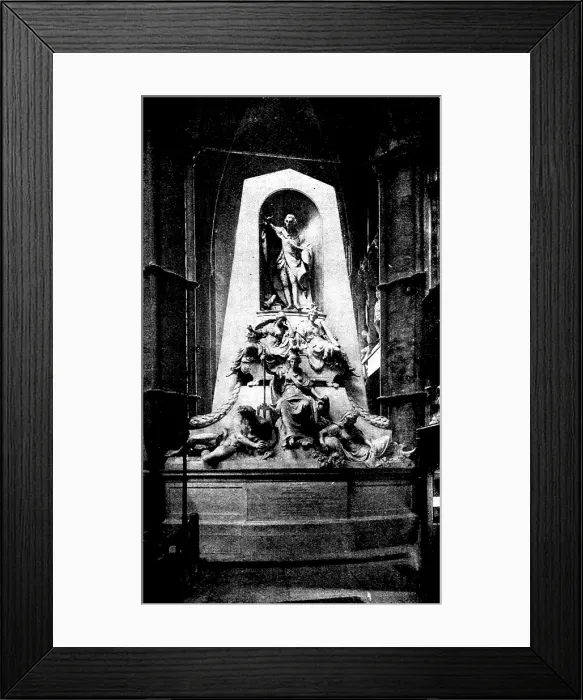 Framed Print : The tombs of statesmen in Westminster Abbey: William Pitt, Earl of Chatham, 1898. Creator: Unknown Framed Print : The tombs of statesmen in Westminster Abbey: William Pitt, Earl of Chatham, 1898. Creator: Unknown