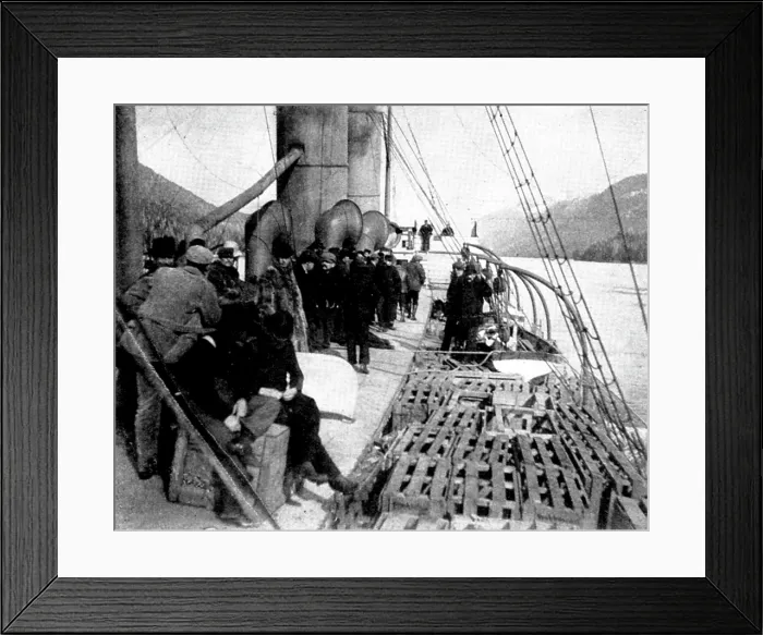 Framed Print : On the Way to Klondike: views of Wrangel, Alaska, and the Stikine-Teslin and Chilcoot Routes, 1898. Creator: Unknown
