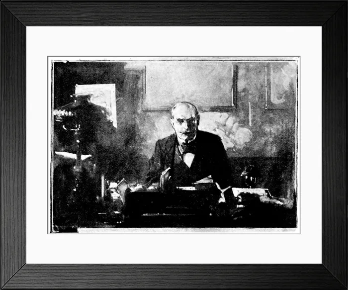 Framed Print : In Clubland - No. V: the Travellers Club - the Secretary's sanctum, 1898. Creator: Unknown. In Clubland - No. V: the Travellers Club - the Secretary's sanctum, 1898 Framed Print : In Clubland - No. V: the Travellers Club - the Secretary's sanctum, 1898. Creator: Unknown. In Clubland - No. V: the Travellers Club - the Secretary's sanctum, 1898