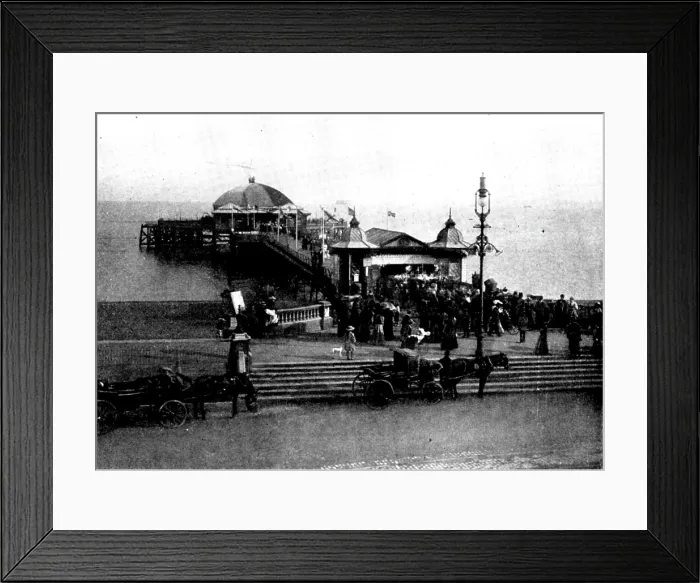 Framed Print : The Royal Visit to Portsmouth: South Parade Pier, East Southsea, 1898. Creator: Unknown Framed Print : The Royal Visit to Portsmouth: South Parade Pier, East Southsea, 1898. Creator: Unknown