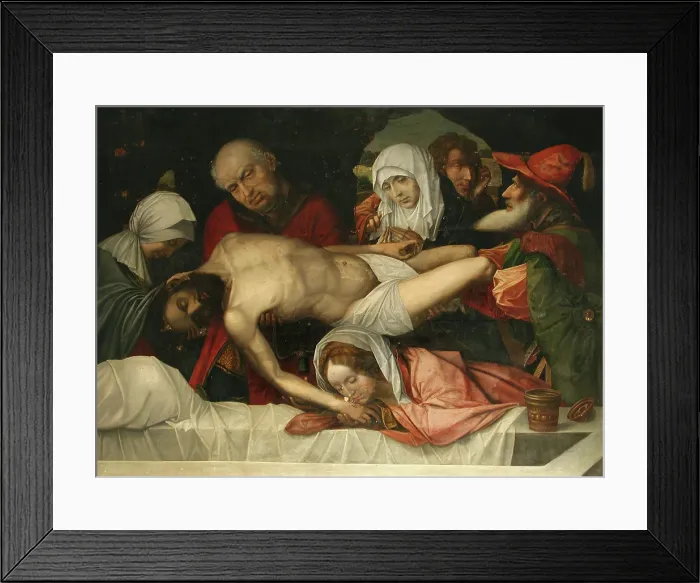 Framed Print : Deposition of Christ, c1525. Creator: Dutch Master Framed Print : Deposition of Christ, c1525. Creator: Dutch Master